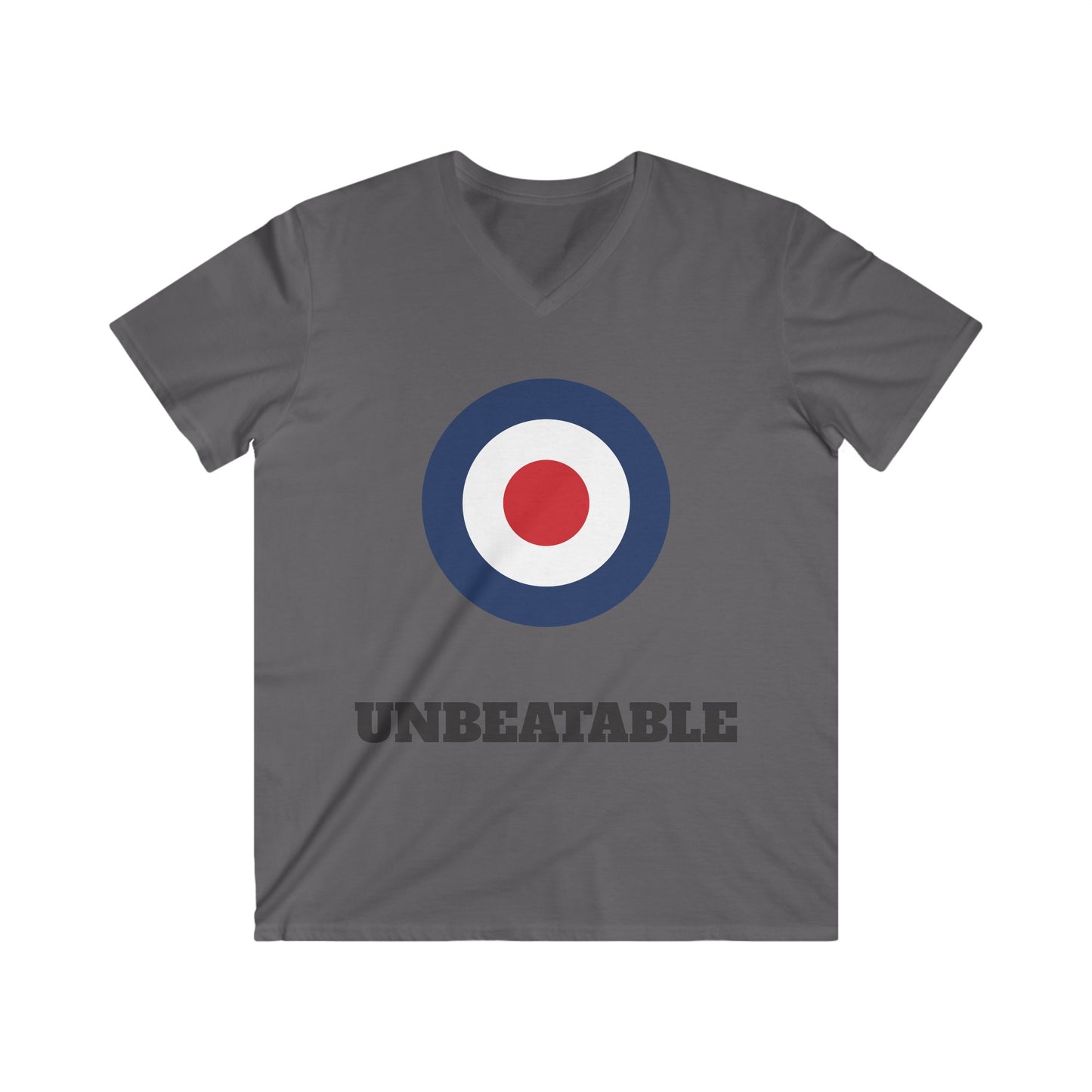 RAF style sign and Unbeatable text T-shirt for exercising. Gym shirts for Father's day gifts. Birthday shirts.