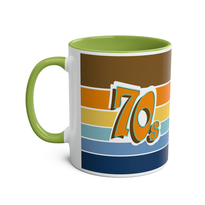 70s, printed mugs for nostalgic presents