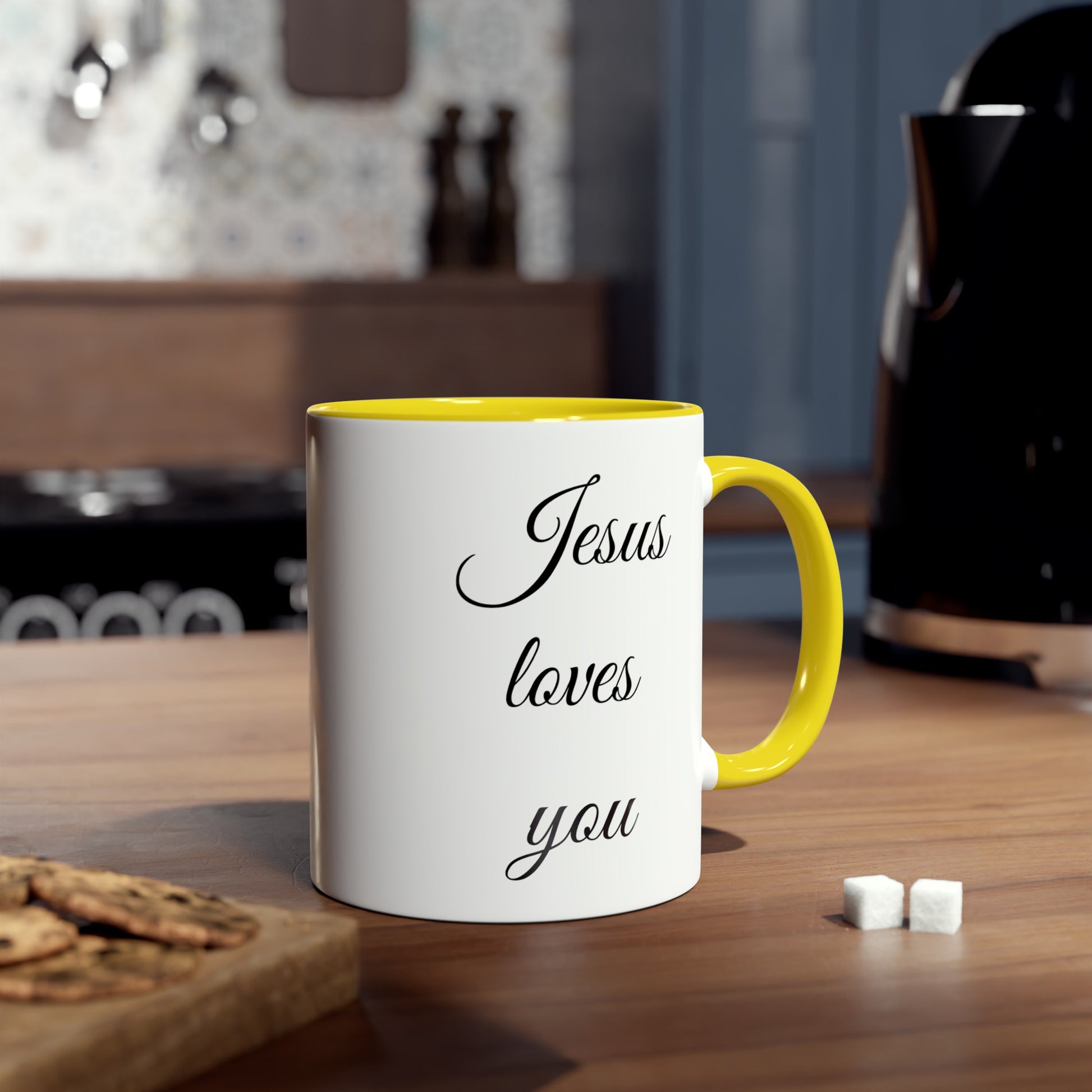 Jesus loves you, everyone else thinks..., novelty coffee mugs for boyfriends