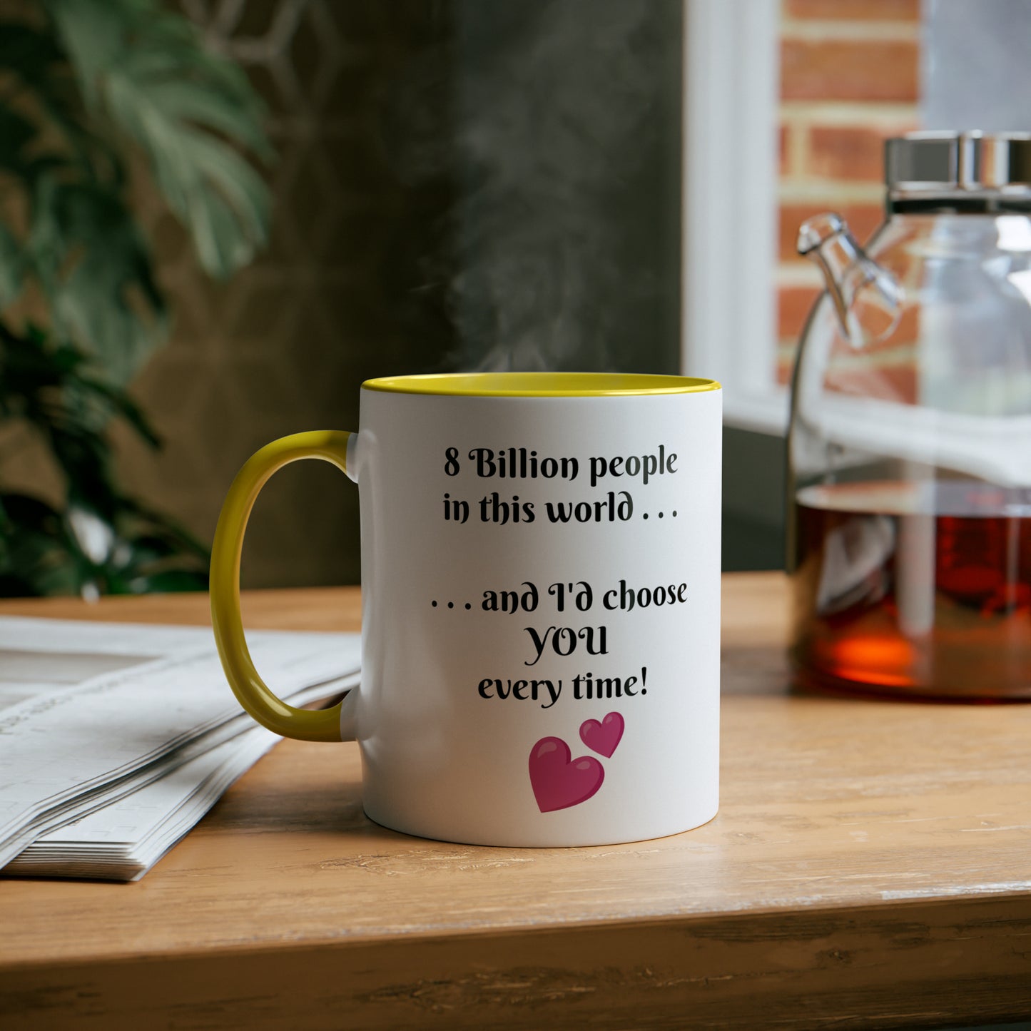 I'd choose you, printed mugs for lovers