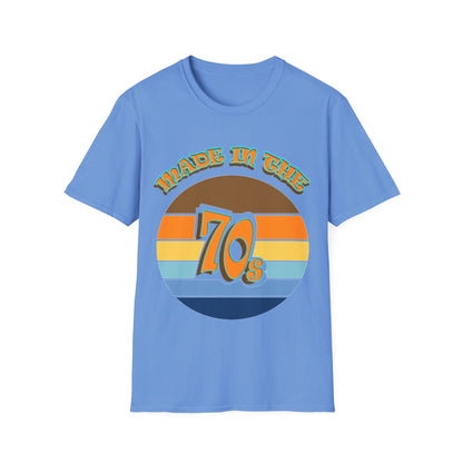 Vintage Tee: A classic vintage-style T-shirt featuring a design reminiscent of the 70s.