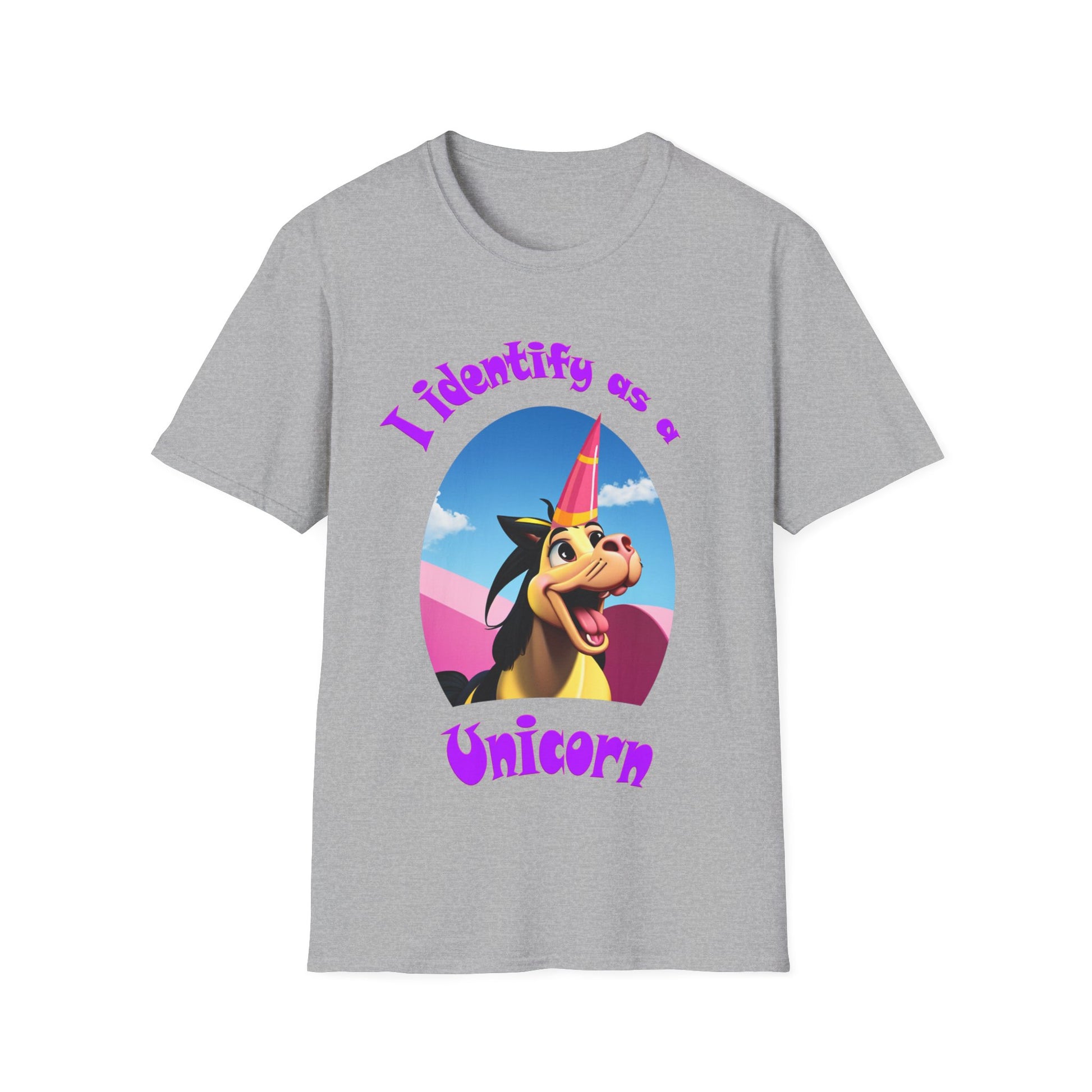 This T-shirt is a great way to celebrate the magic of unicorns. Show off your love for these fantastical creatures in a comfortable and stylish way.