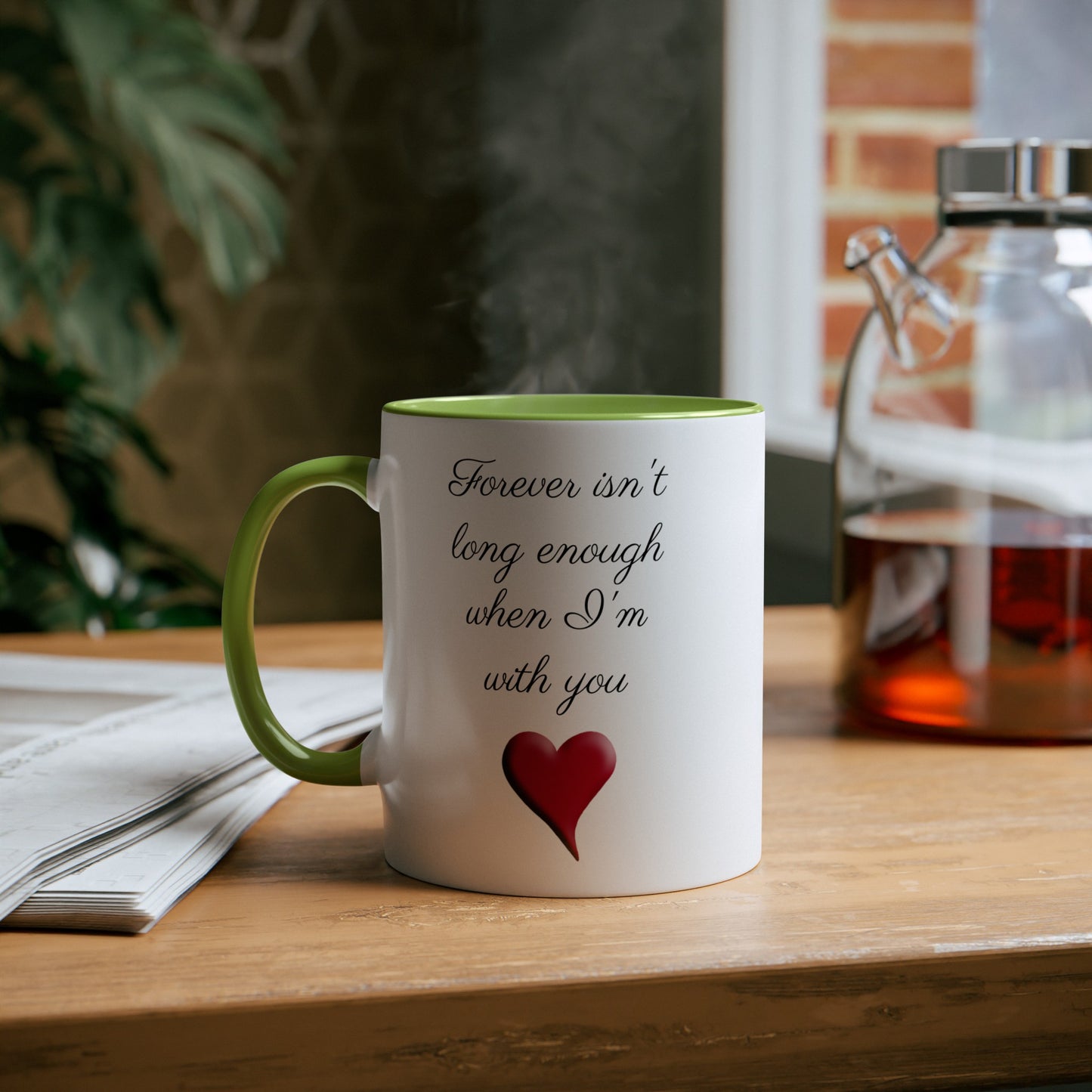 Forever's not enough, printed gift mugs for my boy