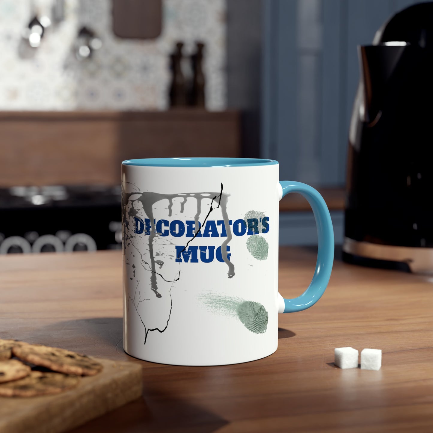 Dirty decorator's mug, printed tea mugs for gag gifts