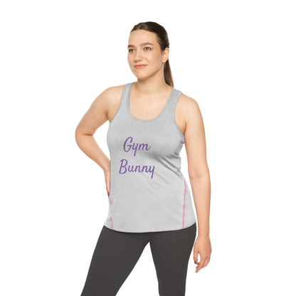 Gym Bunny running top. Women's fitness clothing. 