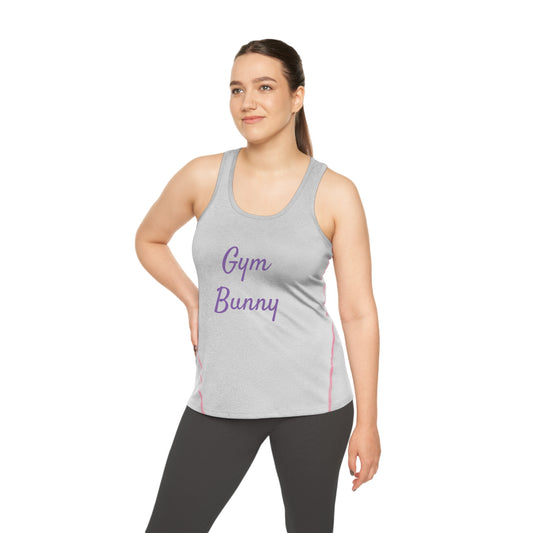 Gym Bunny running top. Women's fitness clothing. 