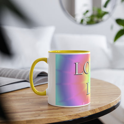 Loving Life, printed coffee mugs and tea mug, gifts for Father's Day