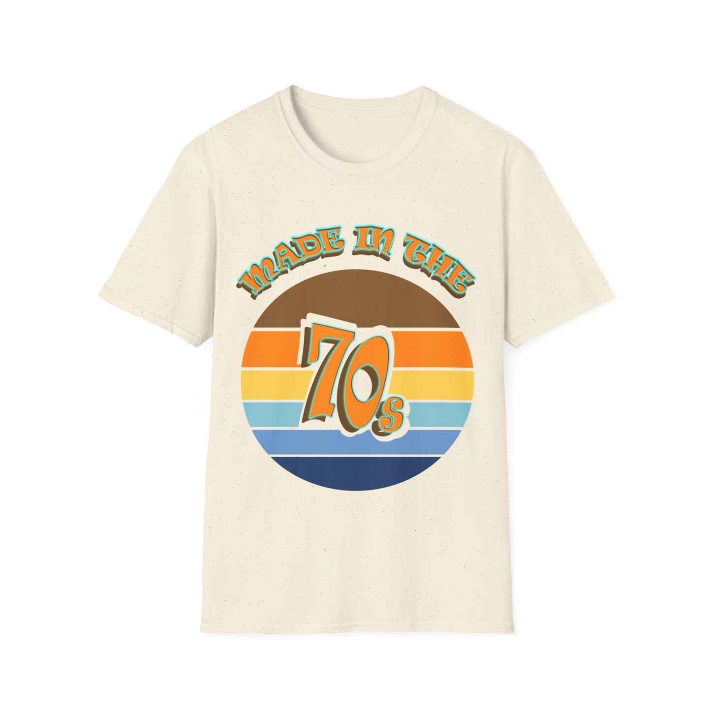 Throwback: This T-shirt offers a nostalgic throwback to the 1970s with its unique graphic.