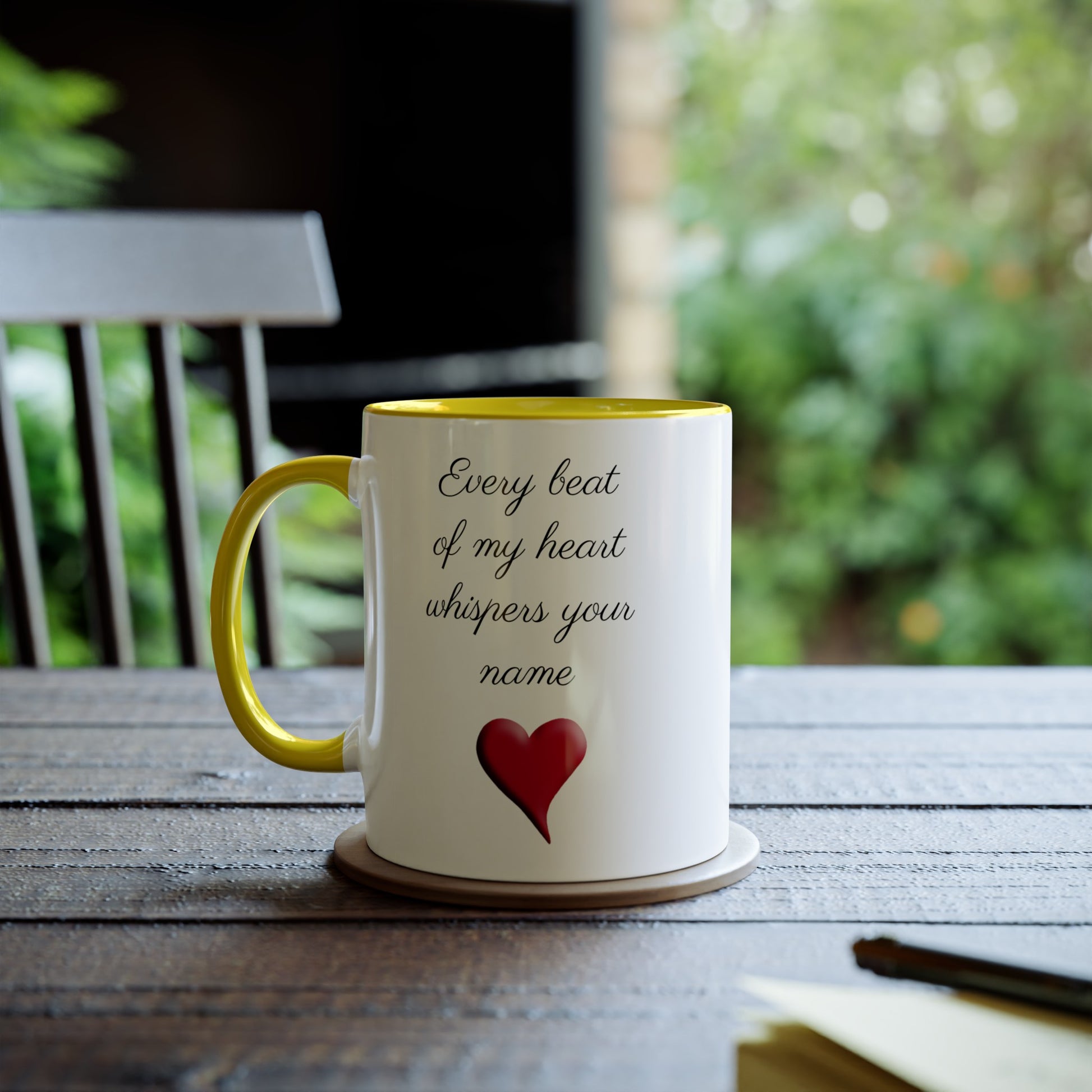 Every beat of my heart. Romantic gifts for Valentines Day. Sweet presents for your wife