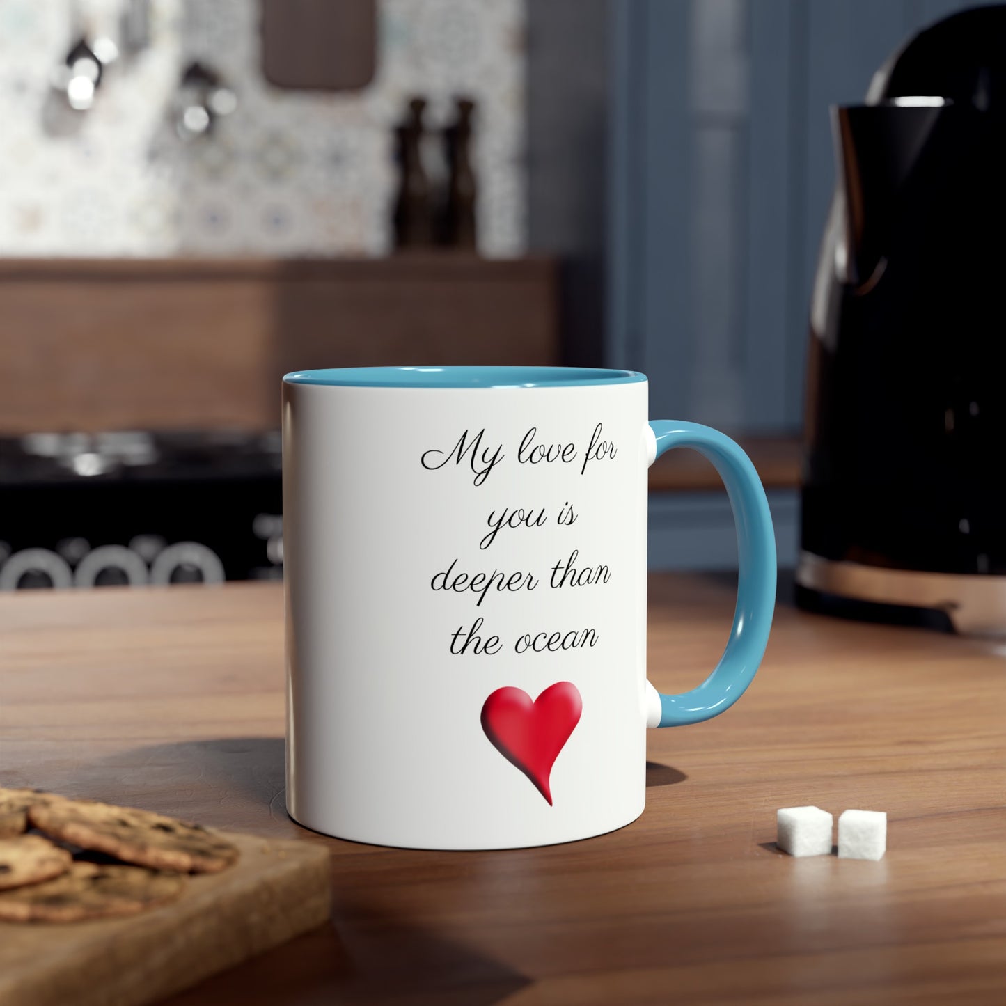 Deeper Love, novelty tea mug, gifts for girlfriends