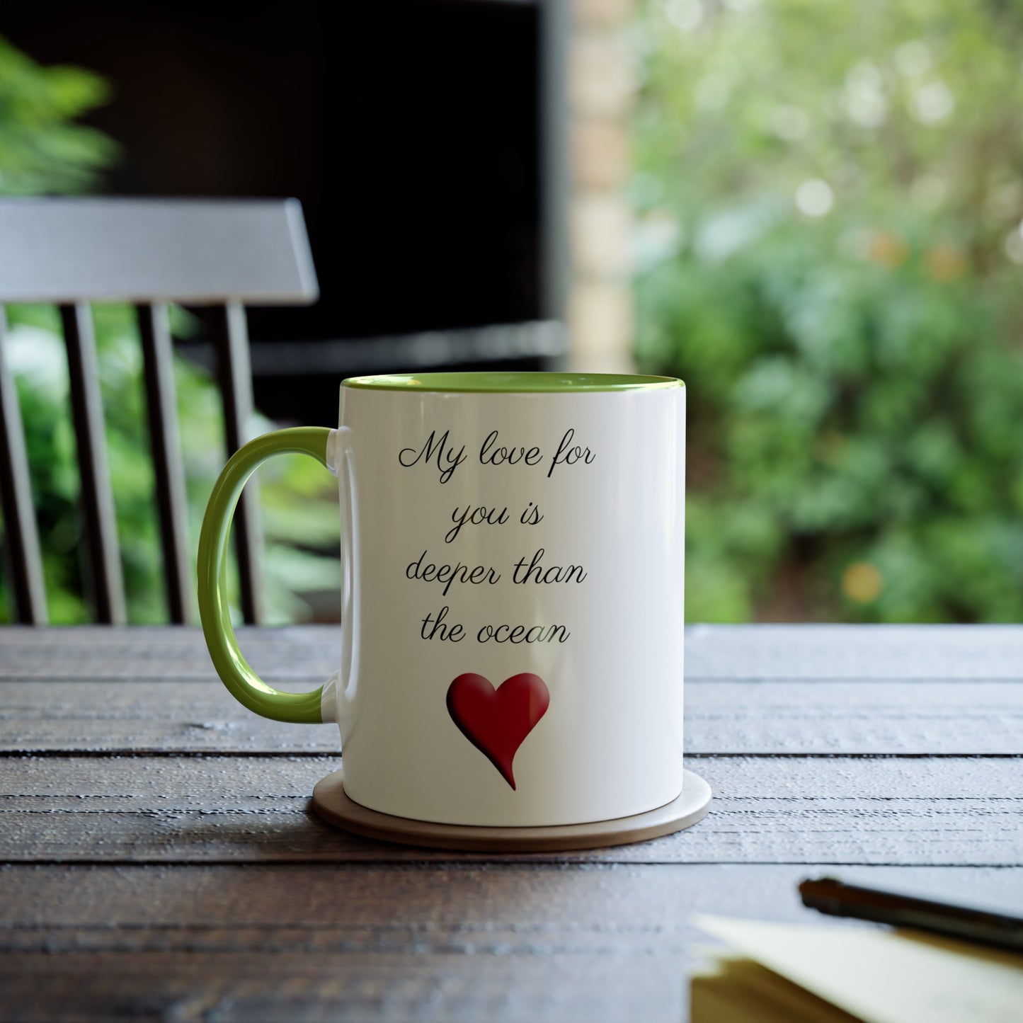 Deeper Love, novelty tea mug, Valentine's Day gifts for wife