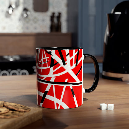 Van Halen Guitar mug, printed coffee cups for guitarists