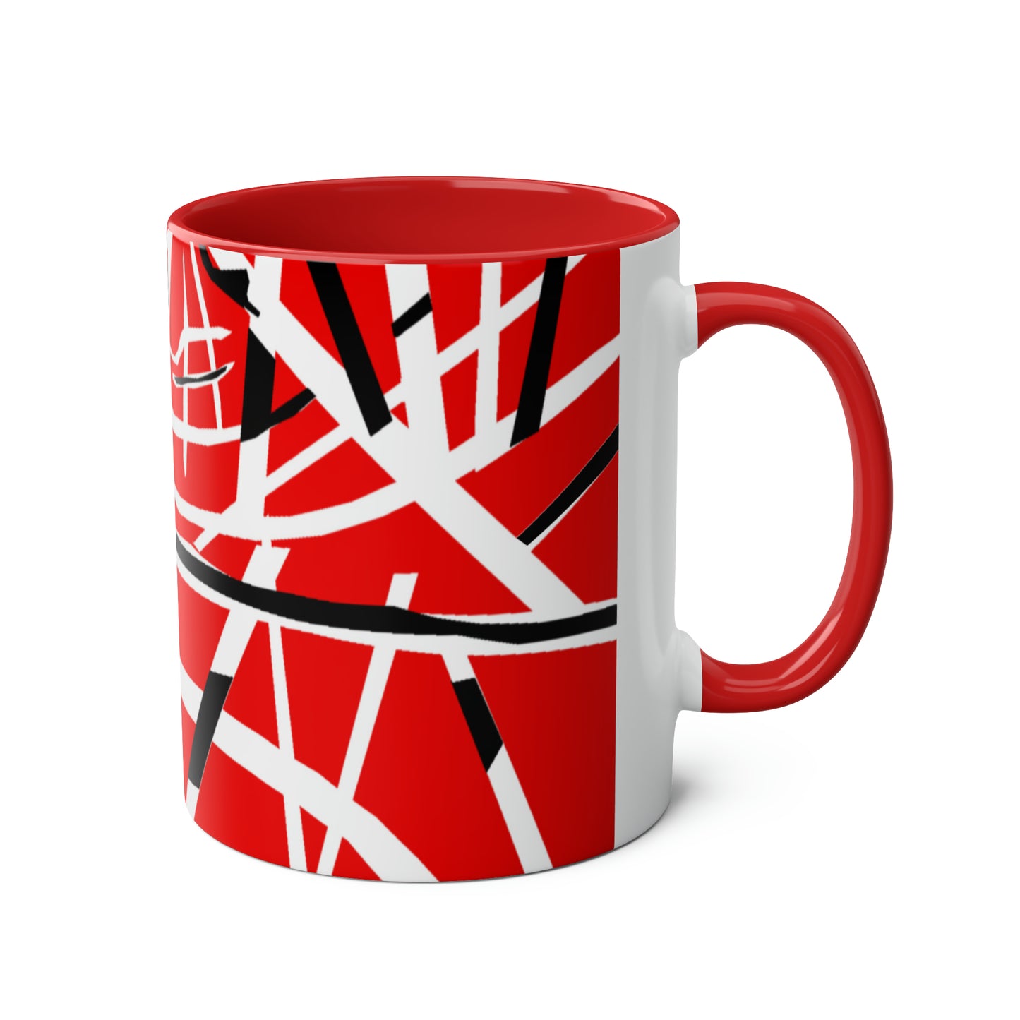 Van Halen Guitar mug, printed coffee cups for musicians