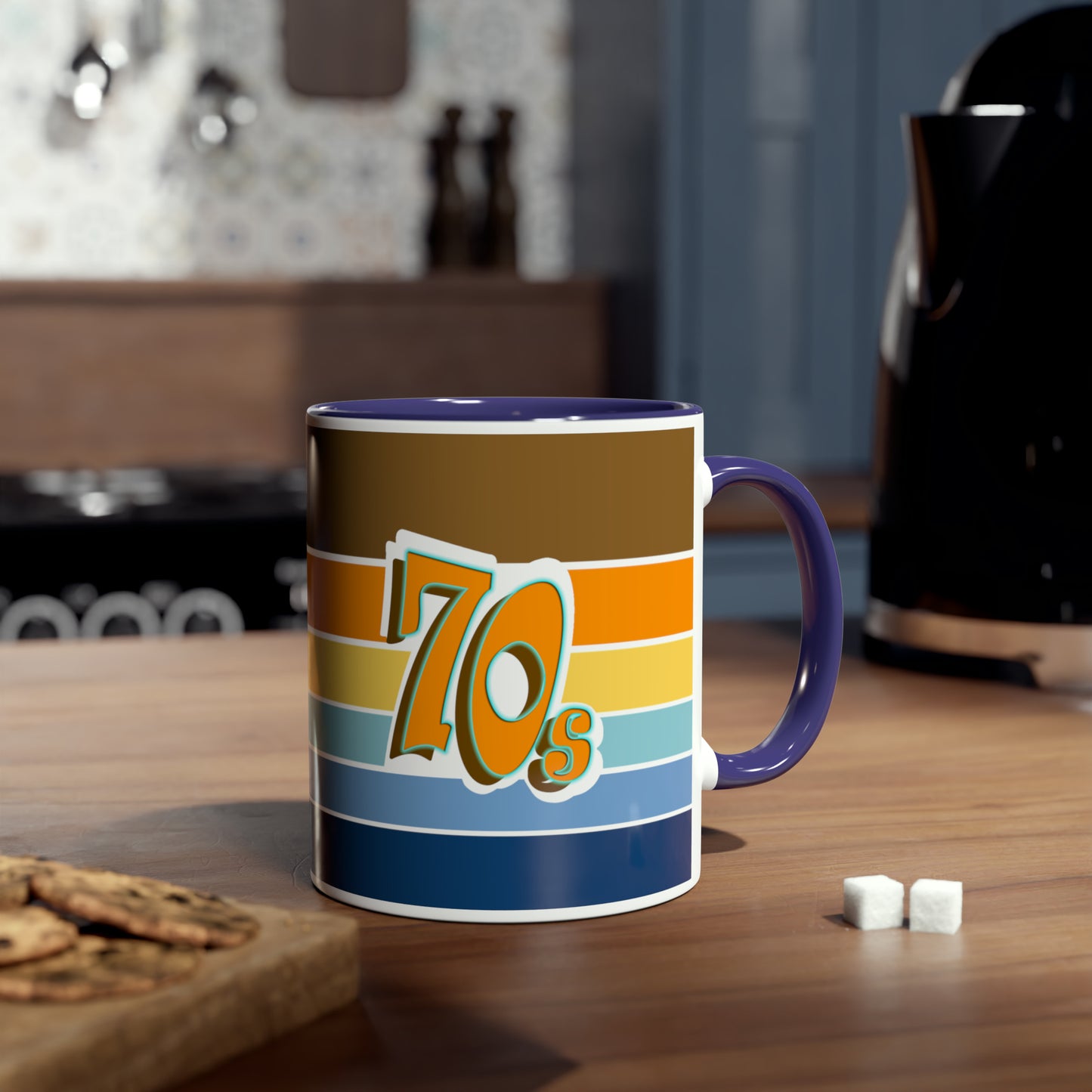 70s, printed mugs for girls