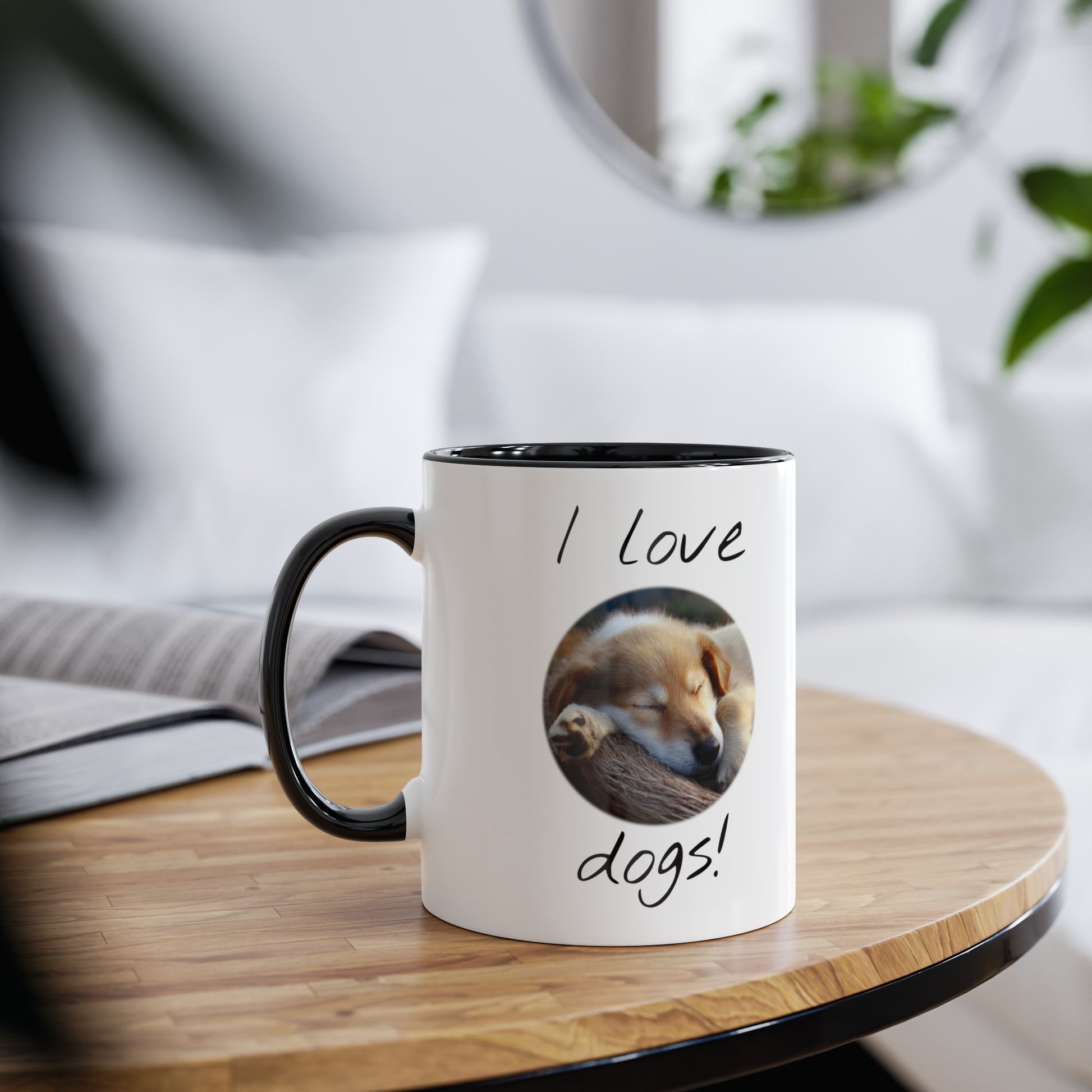 I Love Dogs, printed coffee mugs for Father's Day gifts