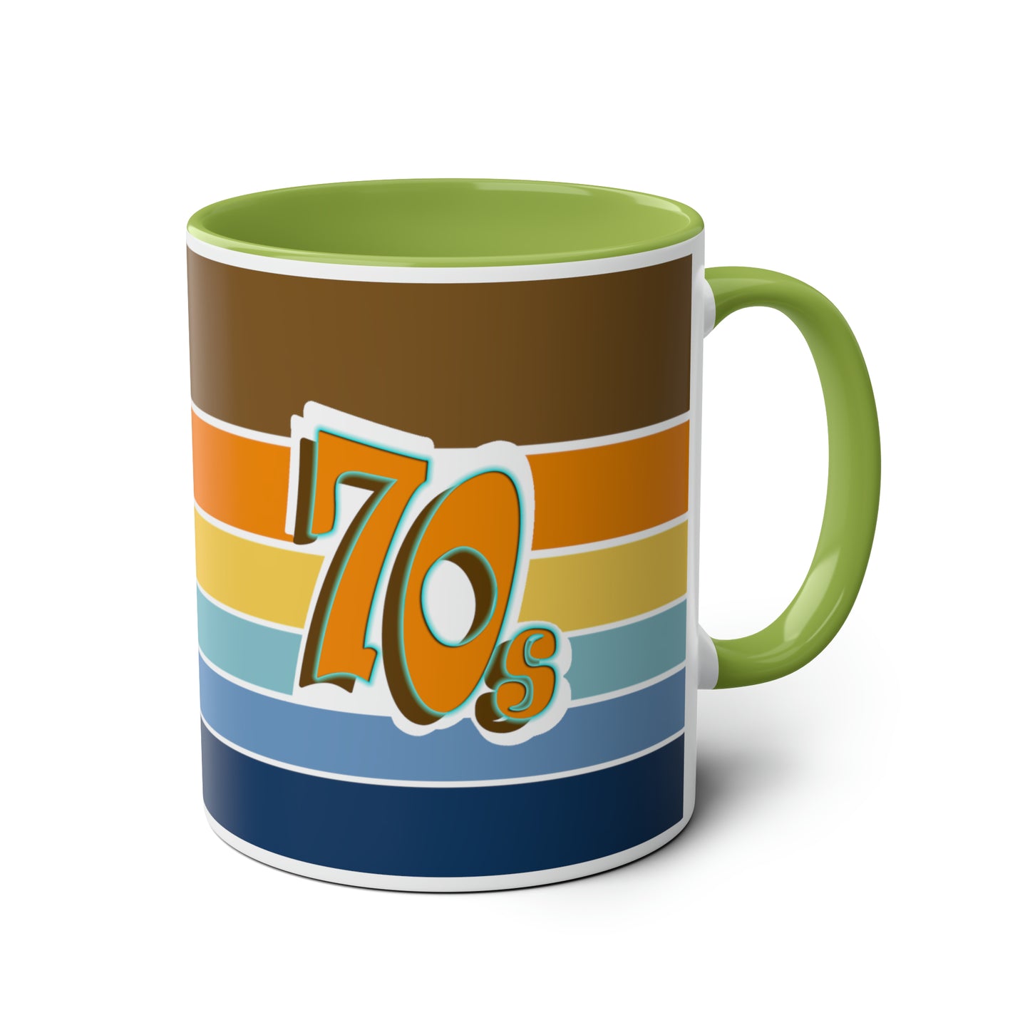 70s, printed mugs for tea lovers