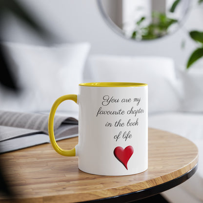 You are my favourite, gift mug. Novelty Tea mugs for gifts. Printed coffee mugs for presents. Romantic gifts for him