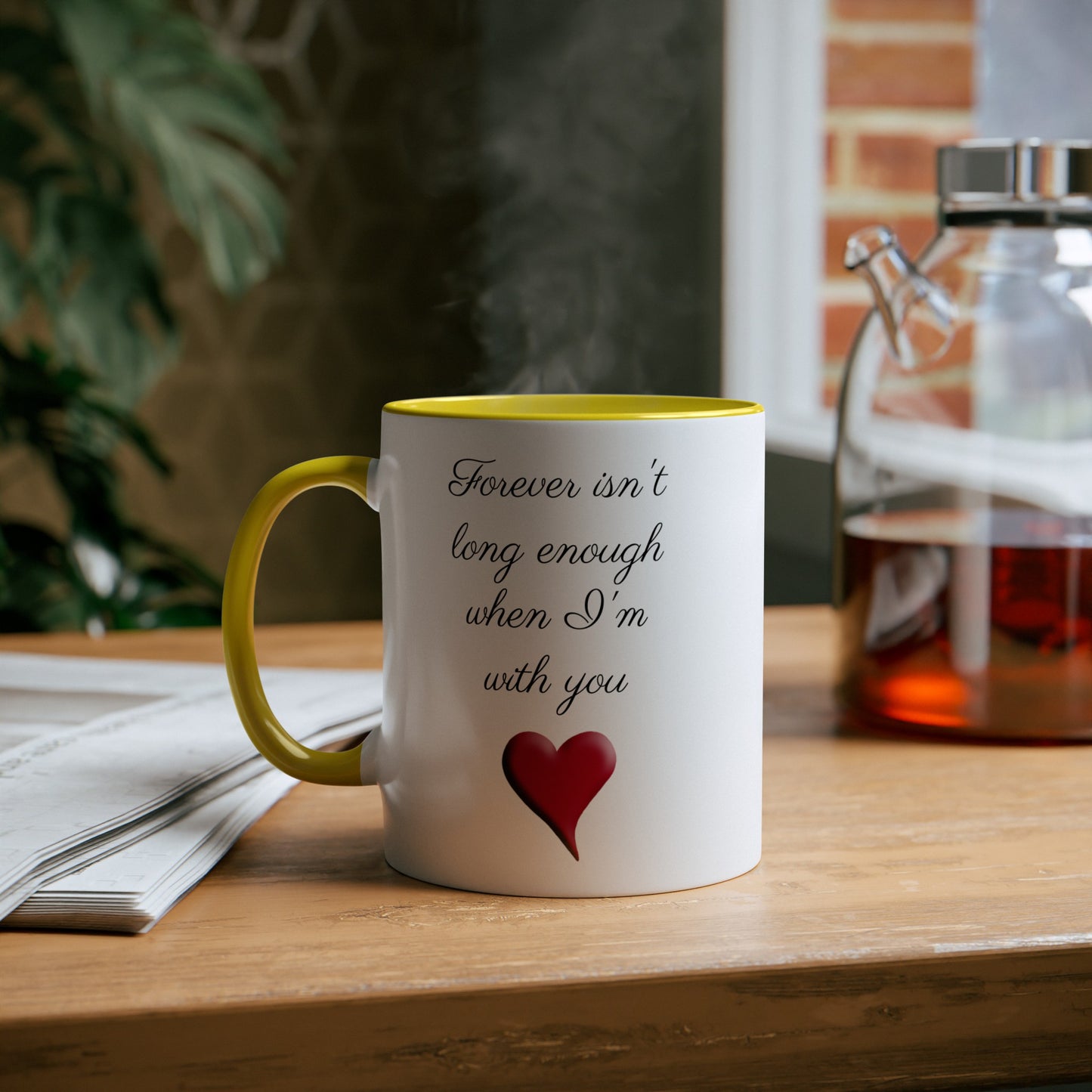 Forever's not enough, printed gift mugs for my girl