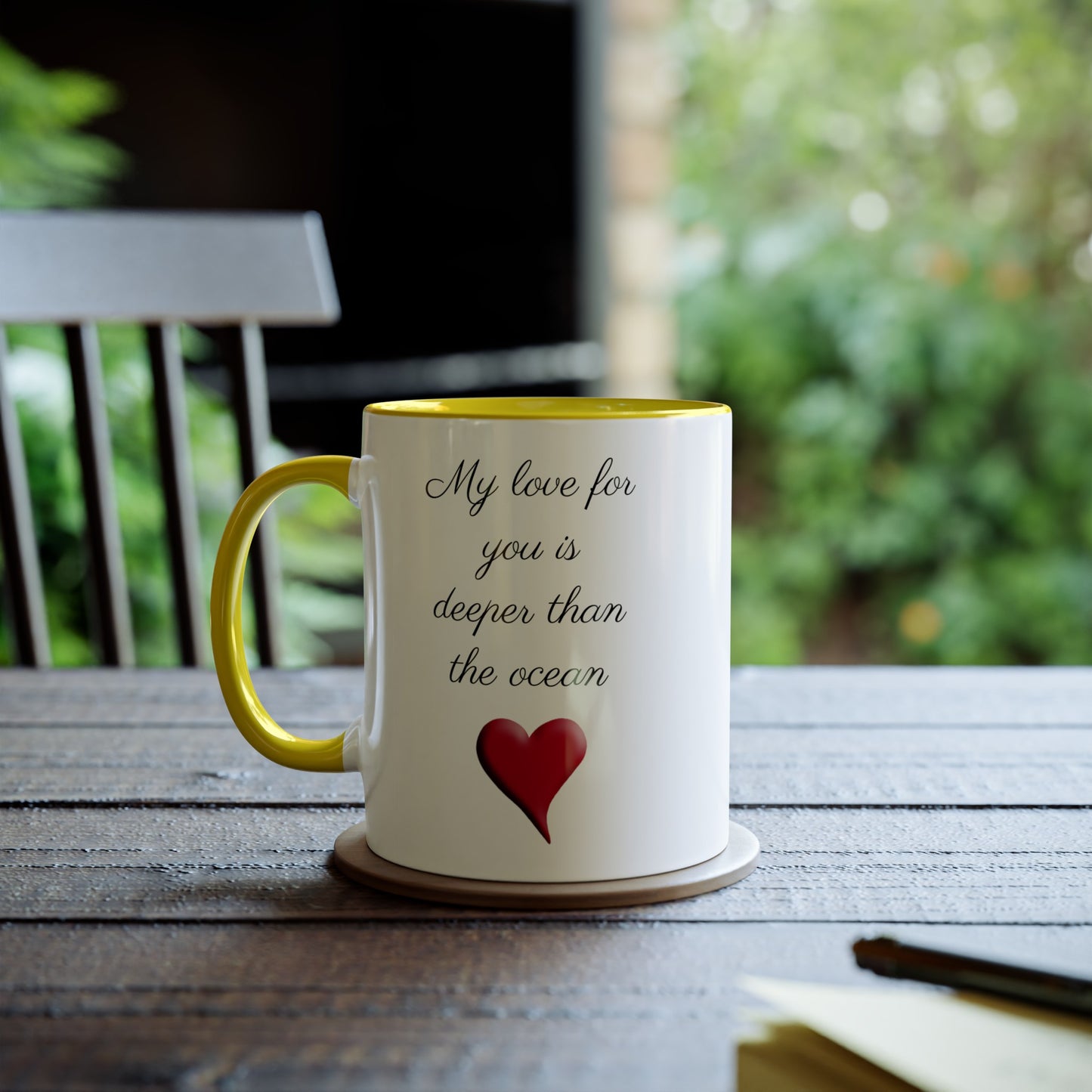 Deeper Love, novelty tea mug, gifts for Valentine's Day presents