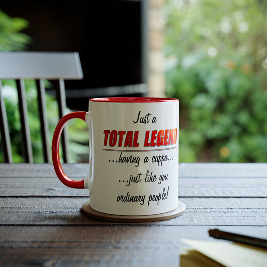 Just a total legend, printed mugs for tradesmen