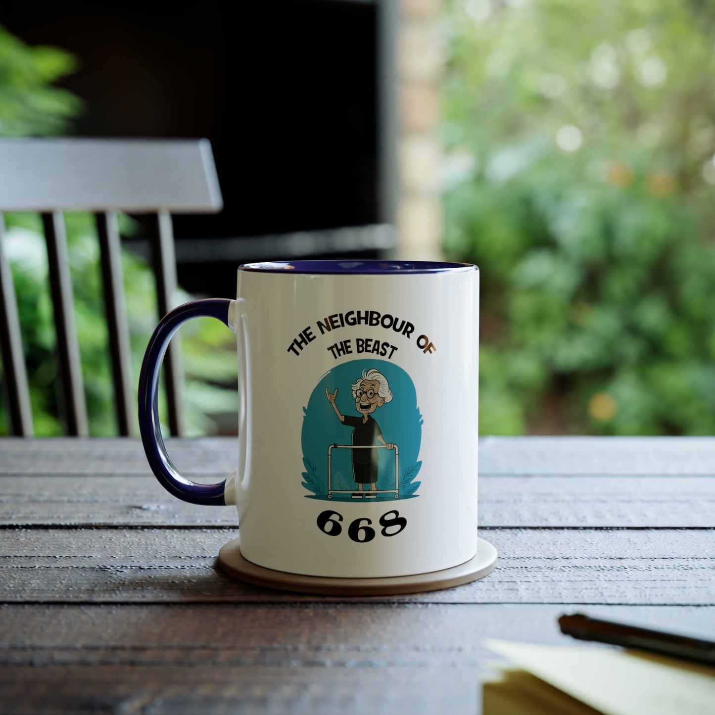 666, printed mugs for rock fans