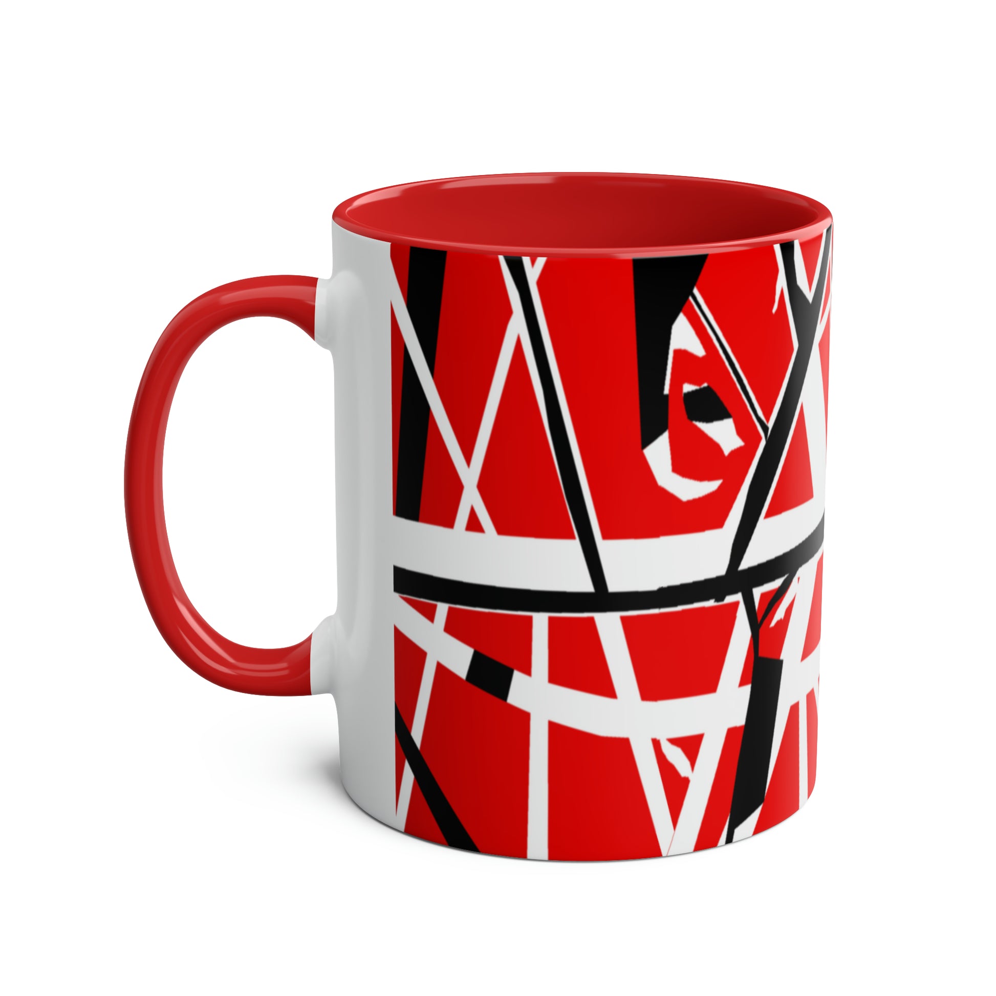 Van Halen Guitar mug, printed coffee cups for music lovers