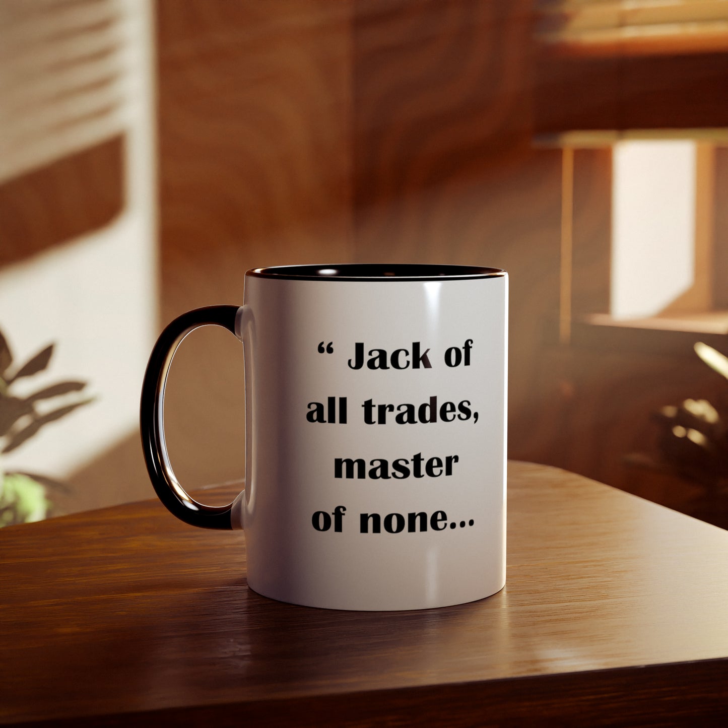 Jack of all trades printed mugs for builders