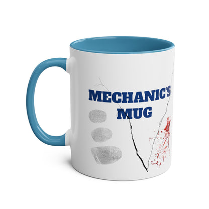 Mechanic's Mug. Novelty gift ideas. Printed Coffee Mugs. Tea Mugs for grease-monkey