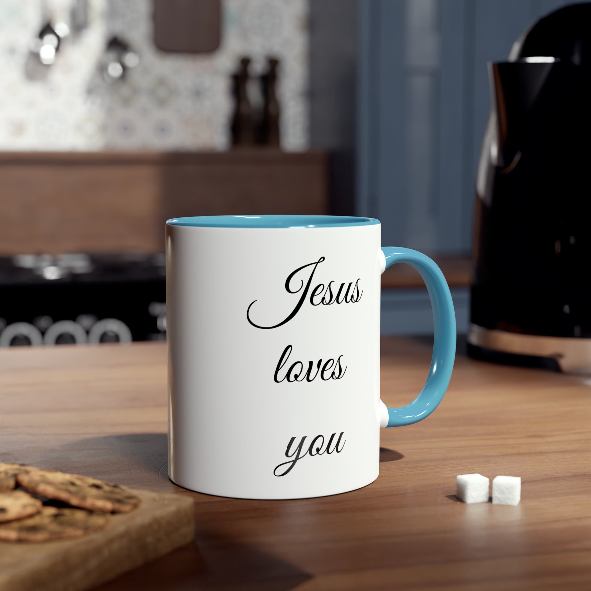 Jesus loves you, everyone else thinks..., novelty coffee mugs for friends