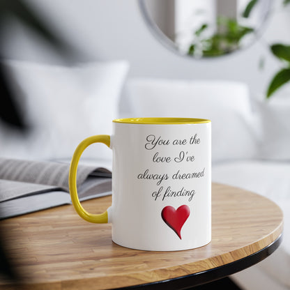 Finding love, printed coffee mugs for stepfather