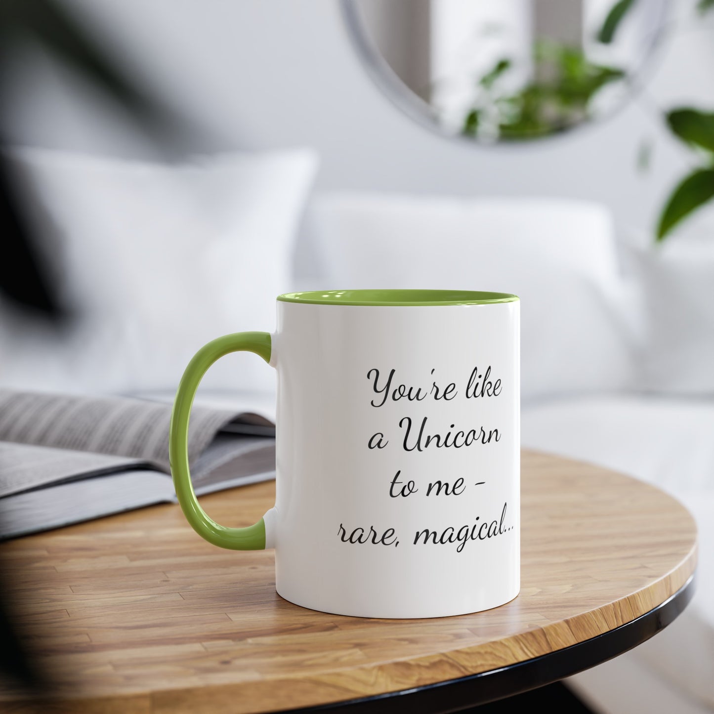 Like a Unicorn, printed coffee mugs. A novelty Tea mug gift for dads