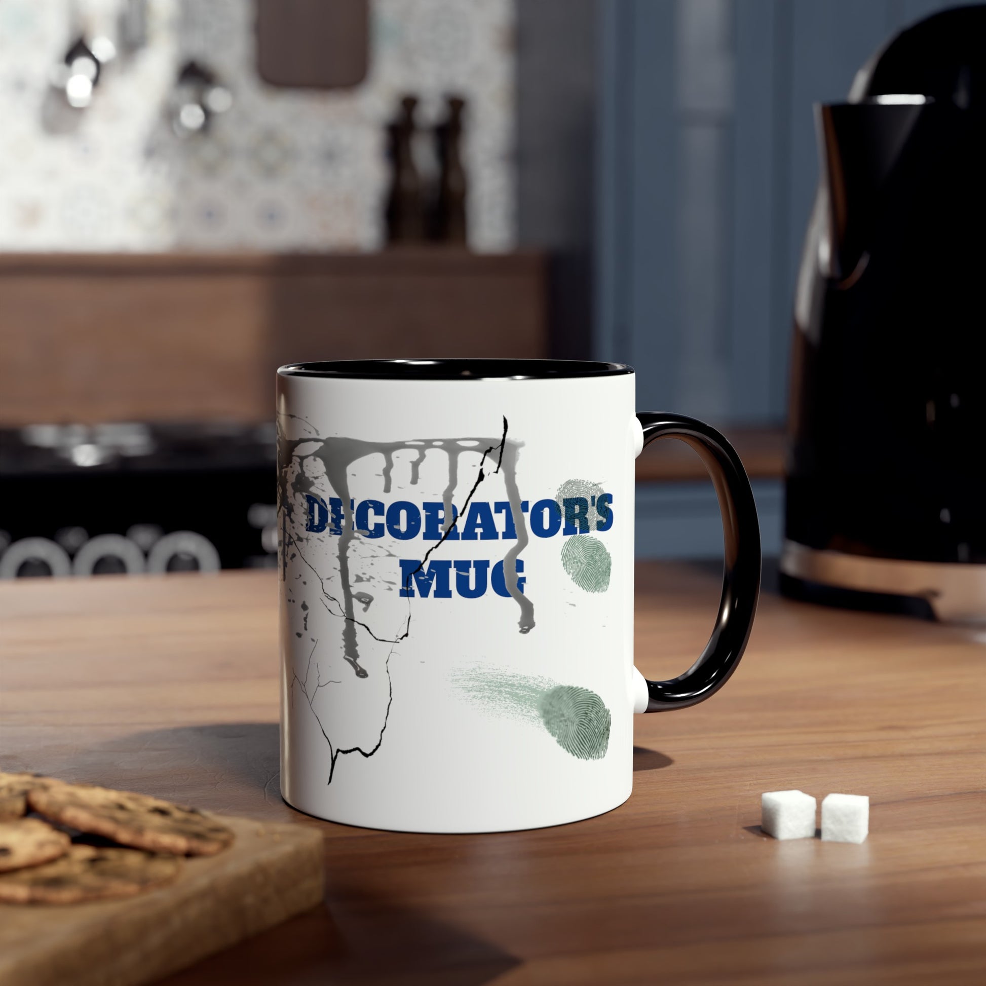 Dirty decorator's mug, tea mugs for customers