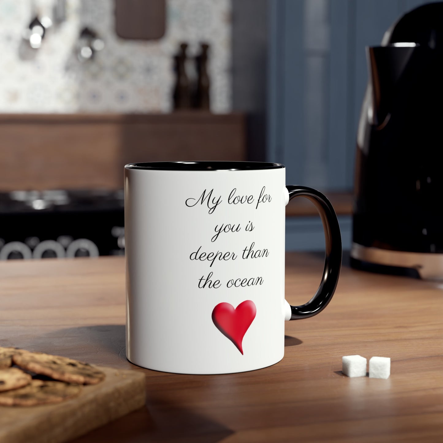 Deeper Love, novelty tea mug, Valentine's Day gifts for her