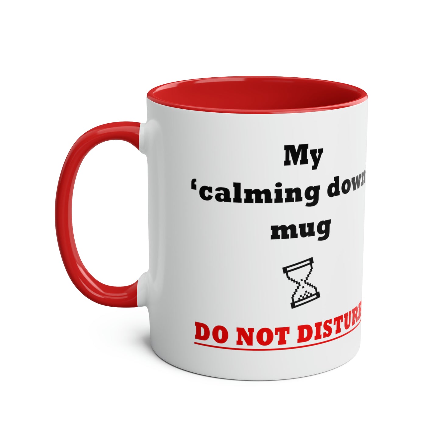 Calm down, gift mug. Novelty Tea mugs for gifts. Printed coffee mugs for presents. Funny gifts for Father's Day