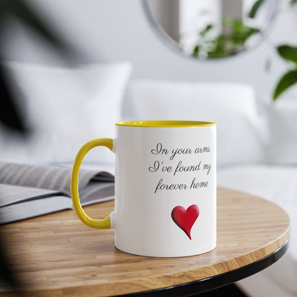 Forever home, gifts. Coffee mugs for gifts. Tea Mugs for presents. Romantic quote gifts for husbands