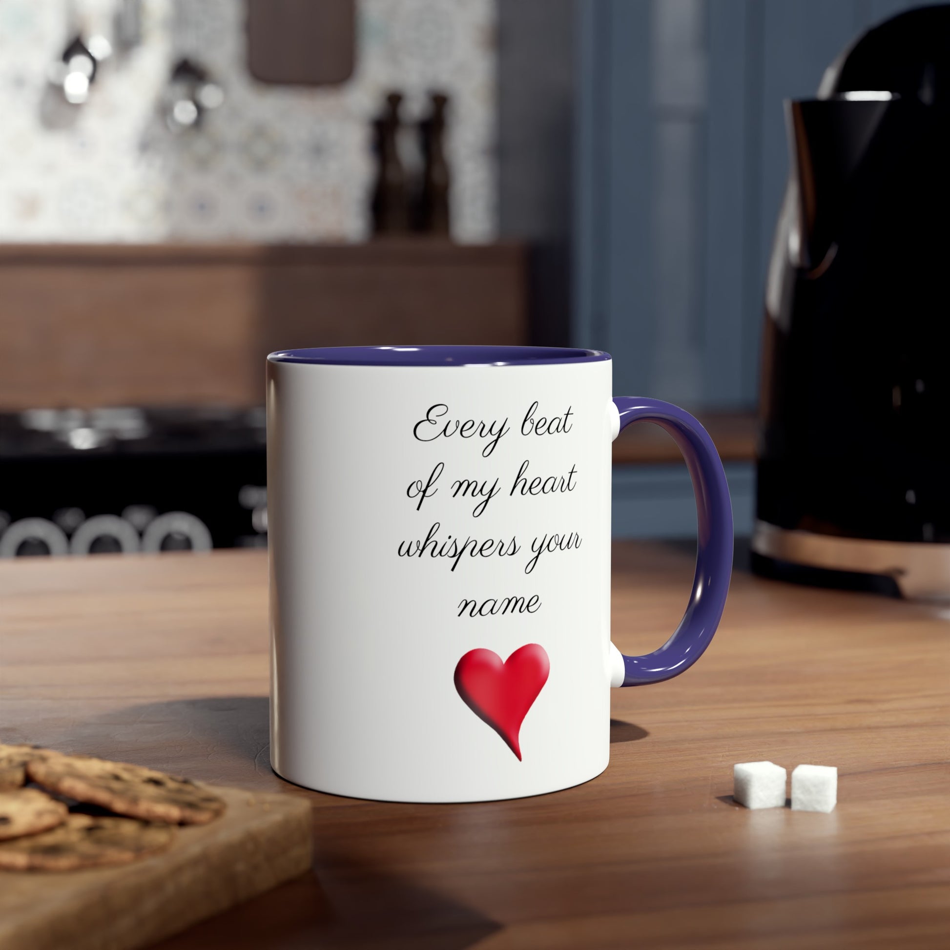 Every beat of my heart. Romantic gifts for Valentines Day. Sweet presents for your anniversary