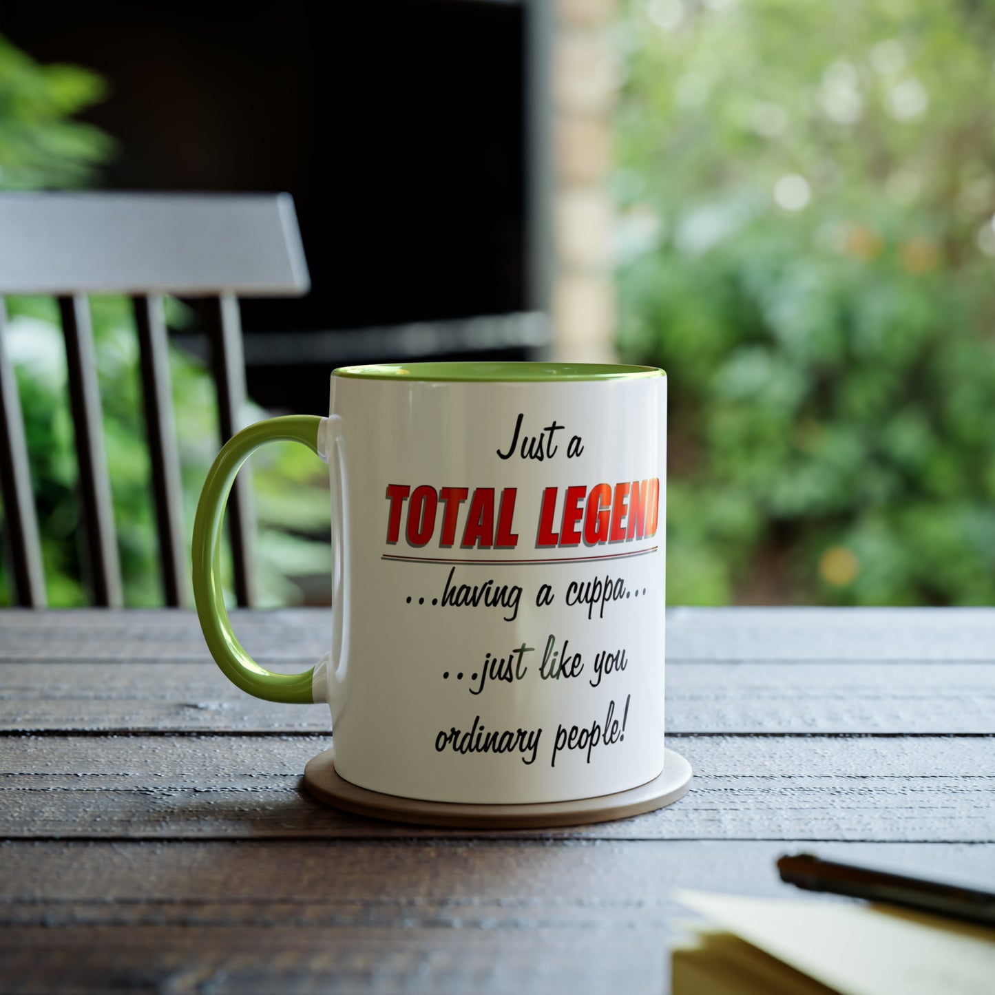 Just a total legend, printed mugs for best friends