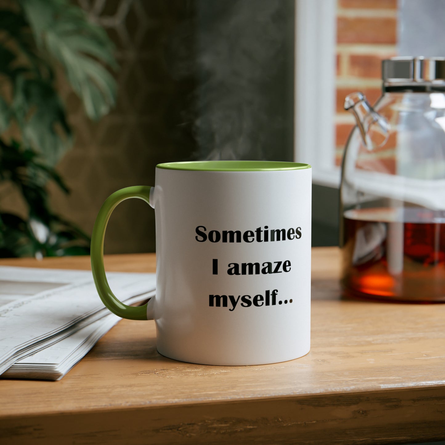 I amaze myself, novelty printed coffee mugs for girlfriends