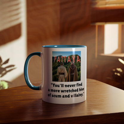 Pattaya soi 6 mug. Star Wars theme mug. Novelty Star Wars gifts. Thailand gifts for giggles