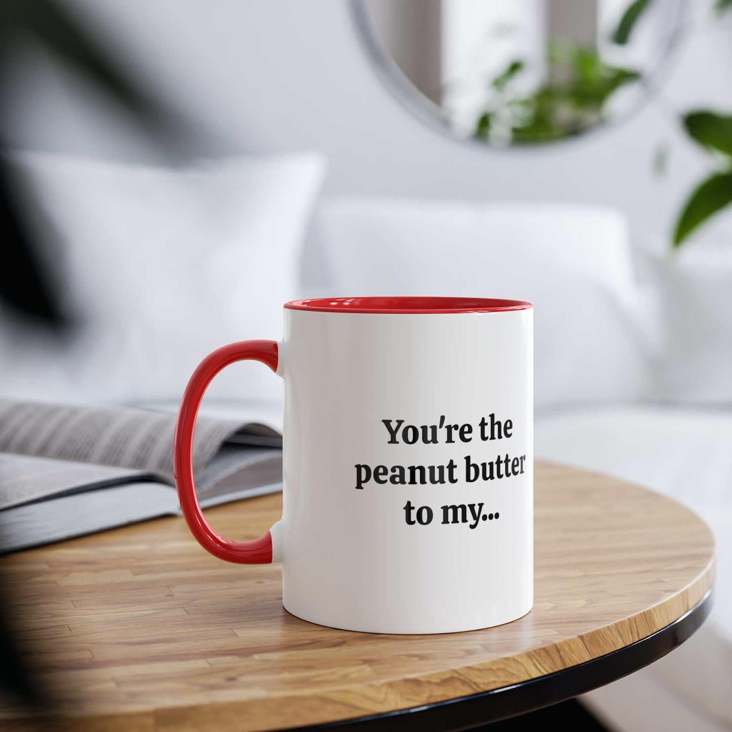 My weirder half mug. Gift shop items. Novelty printed mugs for Christmas