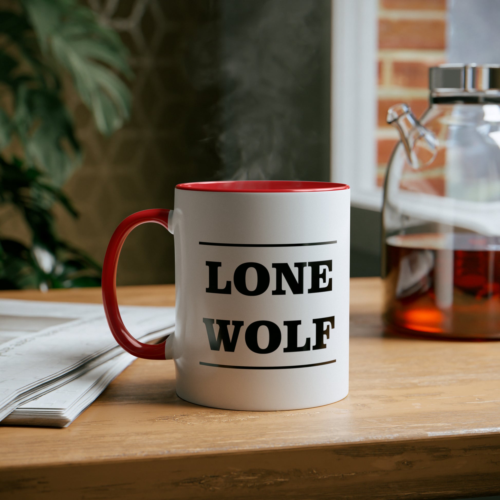 Lone Wolf, novelty tea mug, gifts for Fathers