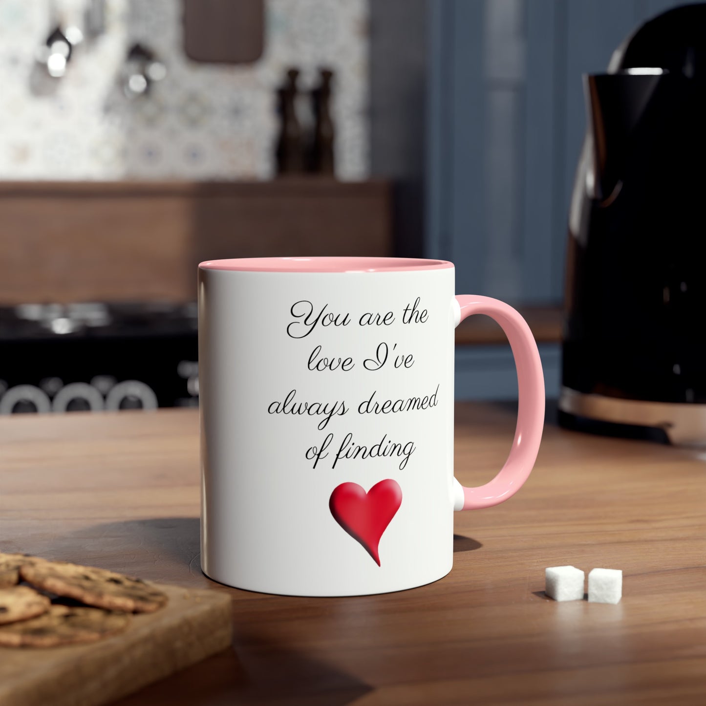 Finding love, printed coffee mugs for boyfriend