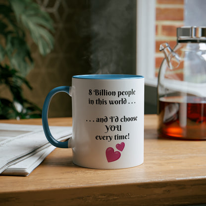 I'd choose you, printed mugs for Christmas