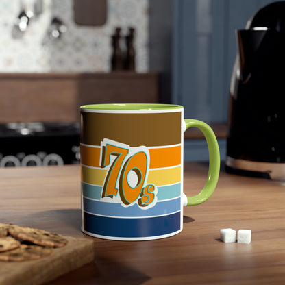 70s, printed mugs for 70s fans