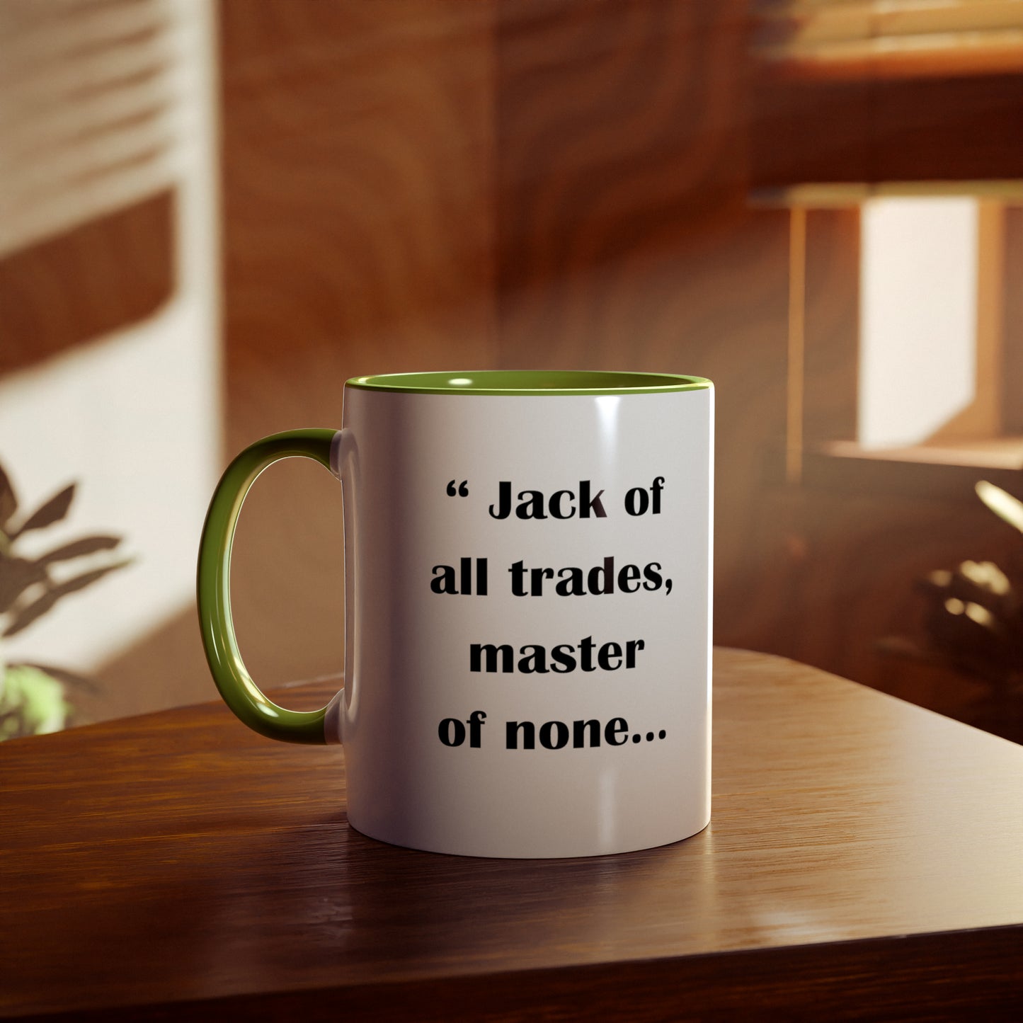 Jack of all trades printed mugs for electricians