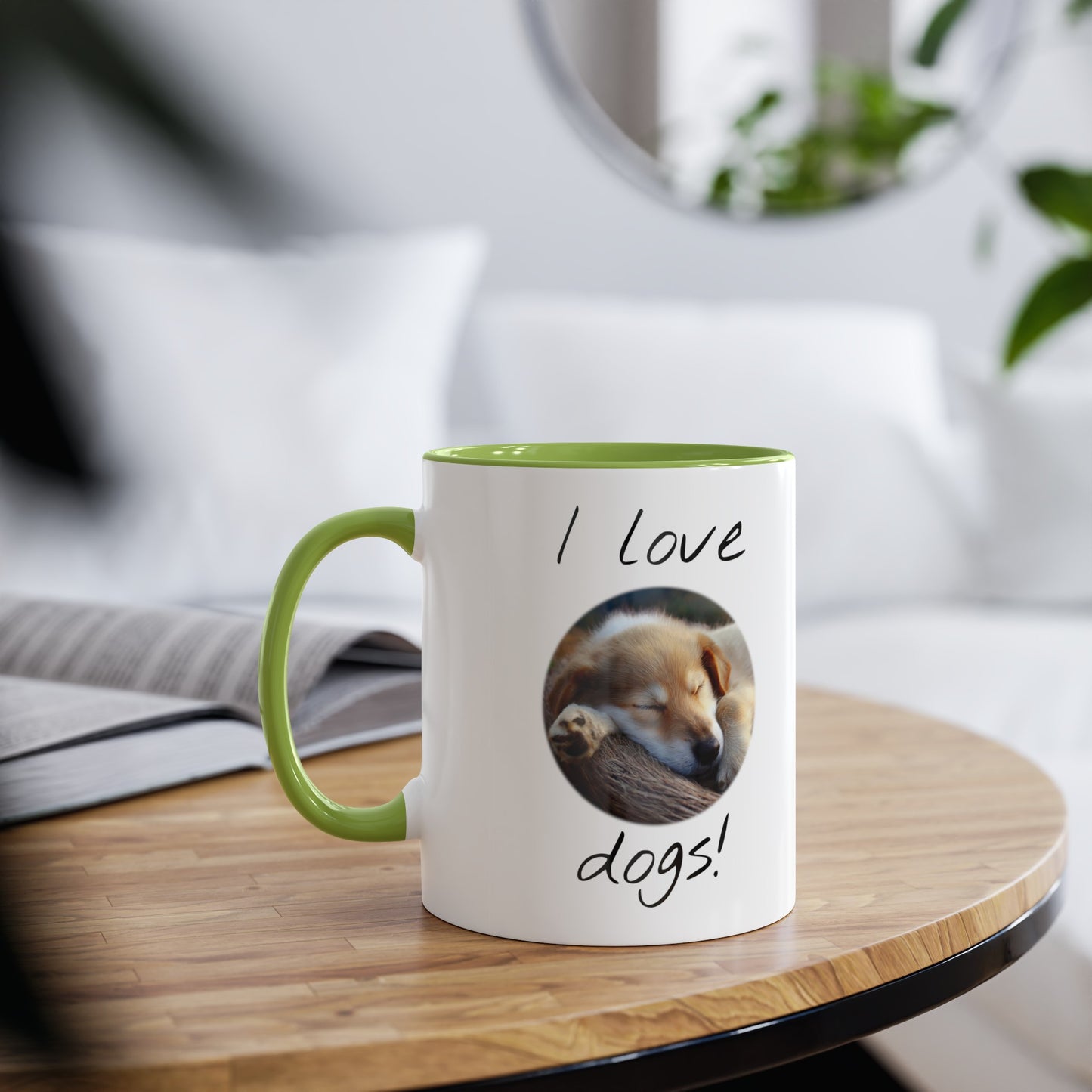 I Love Dogs, printed coffee mugs for mums