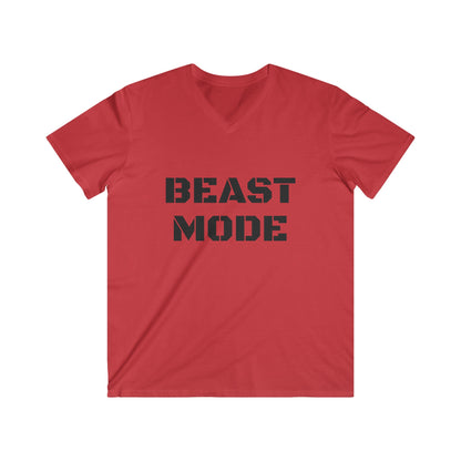 Red Beast Mode T-shirt. Gym clothing for him.