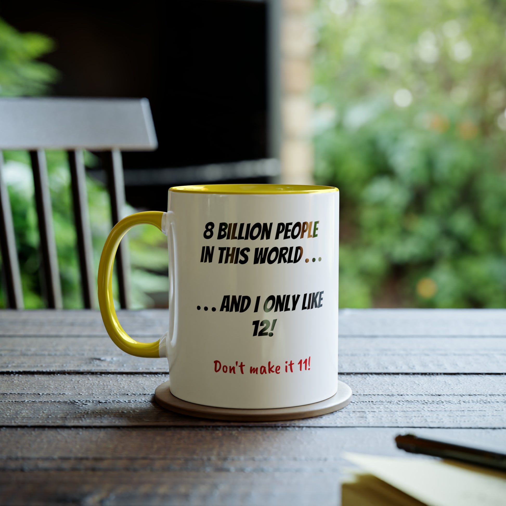 Don't make it 11, printed drinks mugs for funny gifts