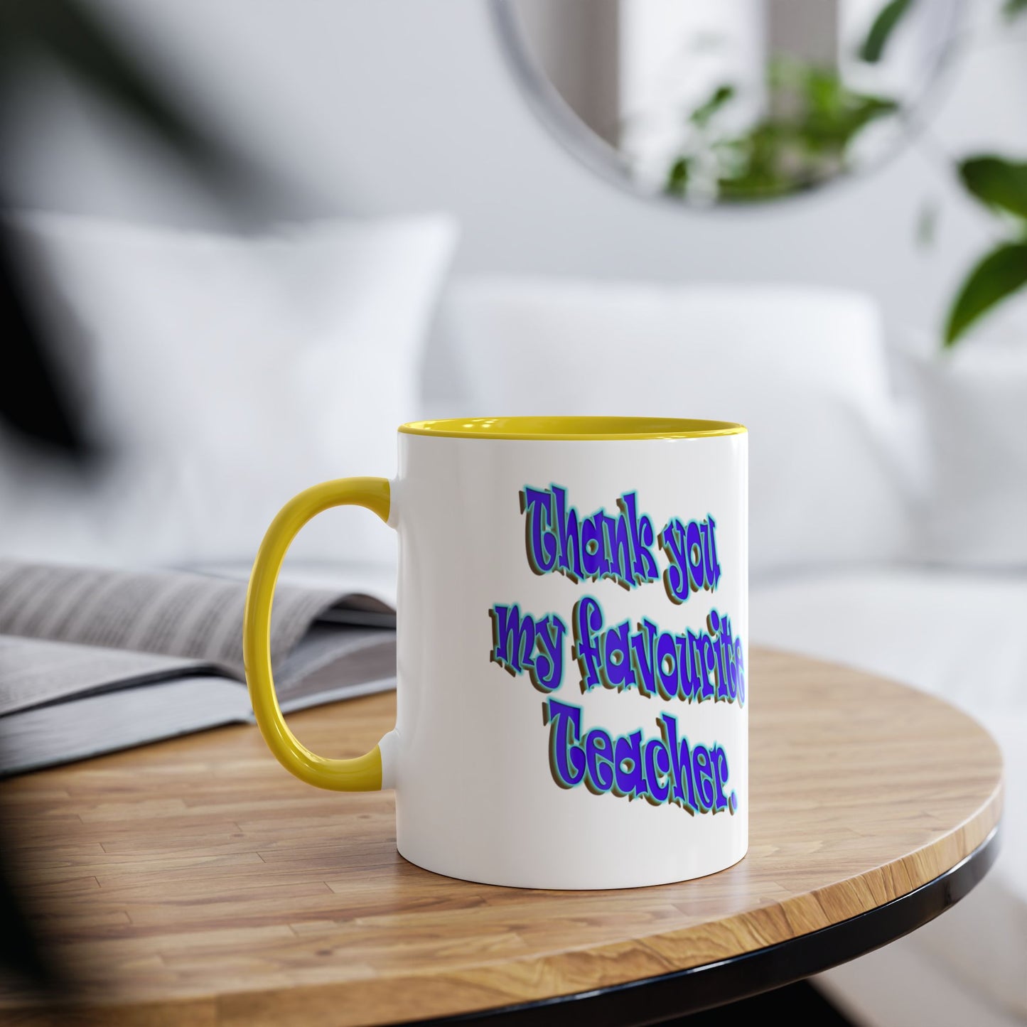 Favourite Teacher mug. Thank your teacher with this end of year present.