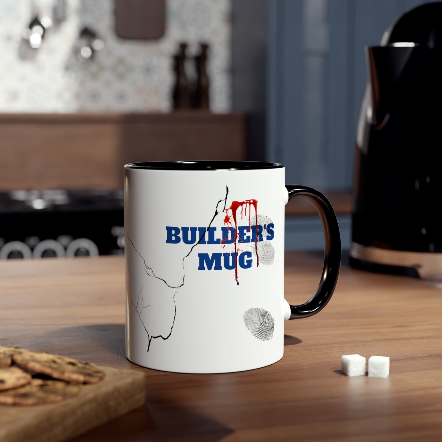 Builder's mug, printed mugs for him